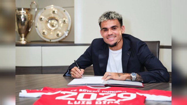 Luis Diaz di Bayern Munich hingga 2029. [Instagram]